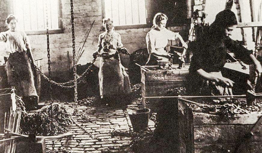 Chain Makers 1880s Black Country Birmingham