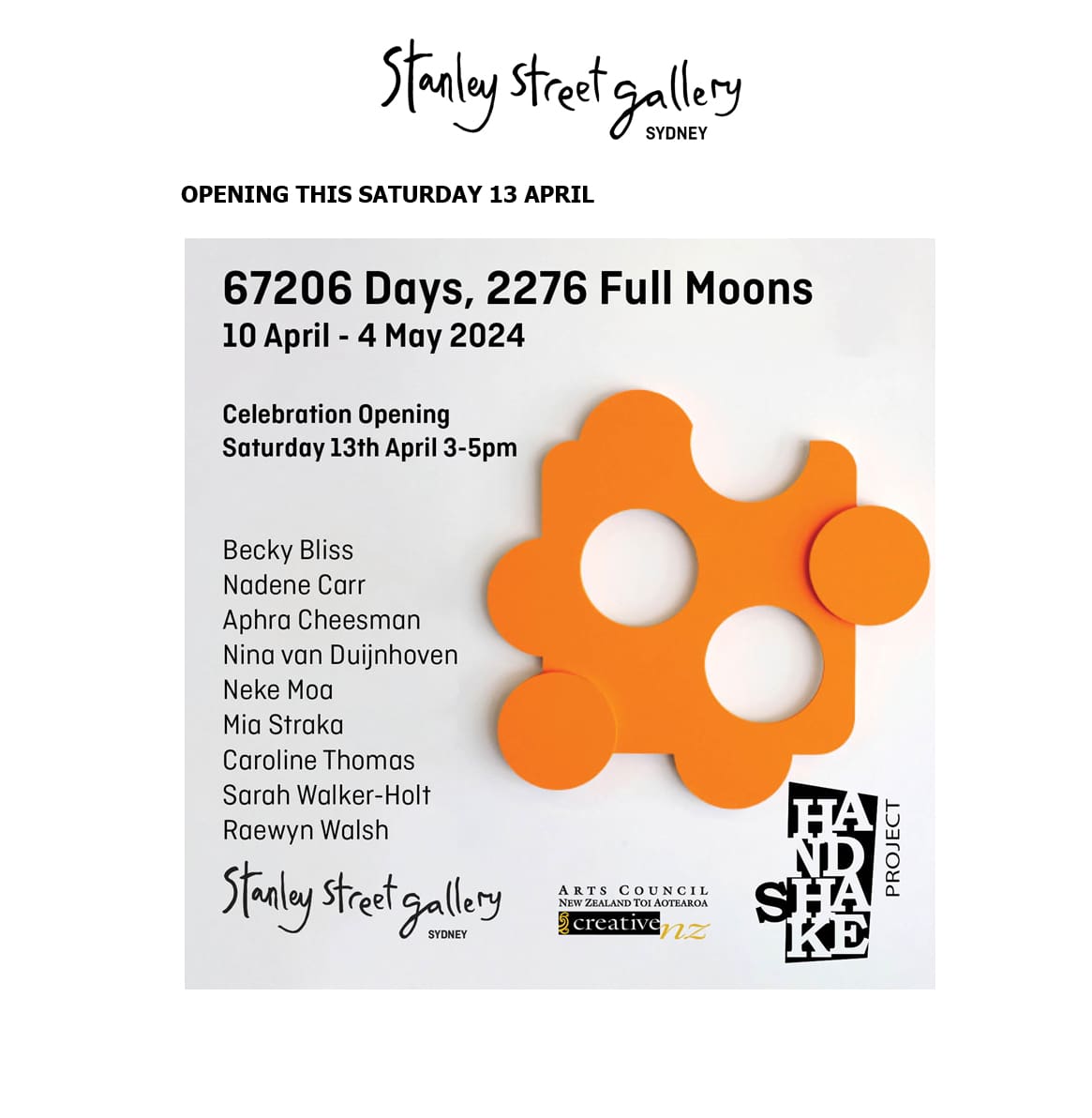 Opening 67206 Days, 2276 Moons
